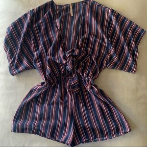 Red/white/blue romper